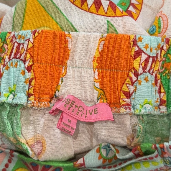 ROSE + OLIVE  RESORT | Tank Top & Midi Skirt Colorful Set in Sz Medium - Picture 5 of 6